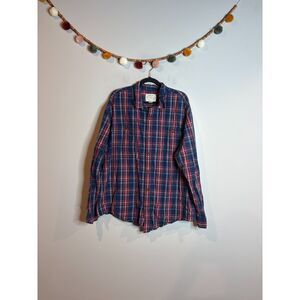 St. John's Bay plaid button down shirt